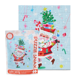 WerkShoppe WerkShoppe Fancy Pants Santa 48 Piece Puzzle Snax
