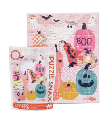 WerkShoppe WerkShoppe Pumpkin Party 48 Piece Puzzle Snax
