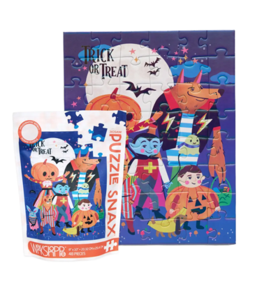 WerkShoppe WerkShoppe Trick or Treat 48 Piece Puzzle Snax
