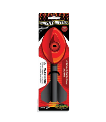 Stomp Rocket Stomp Rocket Red Football Whistle Missile