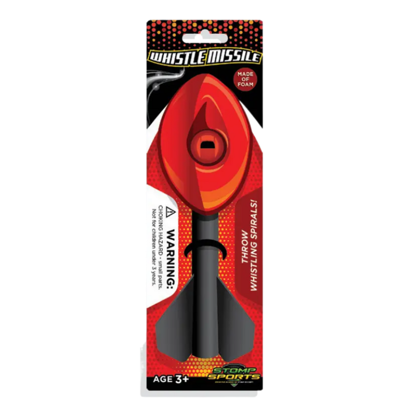 Stomp Rocket Stomp Rocket Red Football Whistle Missile