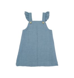 The Beaufort Bonnet Company TBBC Julia Jumper - Barnsley Blue/Palmetto Pearl Tweed