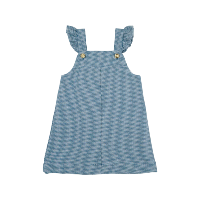 The Beaufort Bonnet Company TBBC Julia Jumper - Barnsley Blue/Palmetto Pearl Tweed