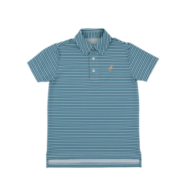 The Beaufort Bonnet Company TBBC Prepletic Prim & Proper Polo - Sumner County Stripe/BB/KK