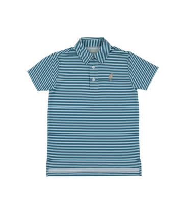 The Beaufort Bonnet Company TBBC Prepletic Prim & Proper Polo - Sumner County Stripe/BB/KK