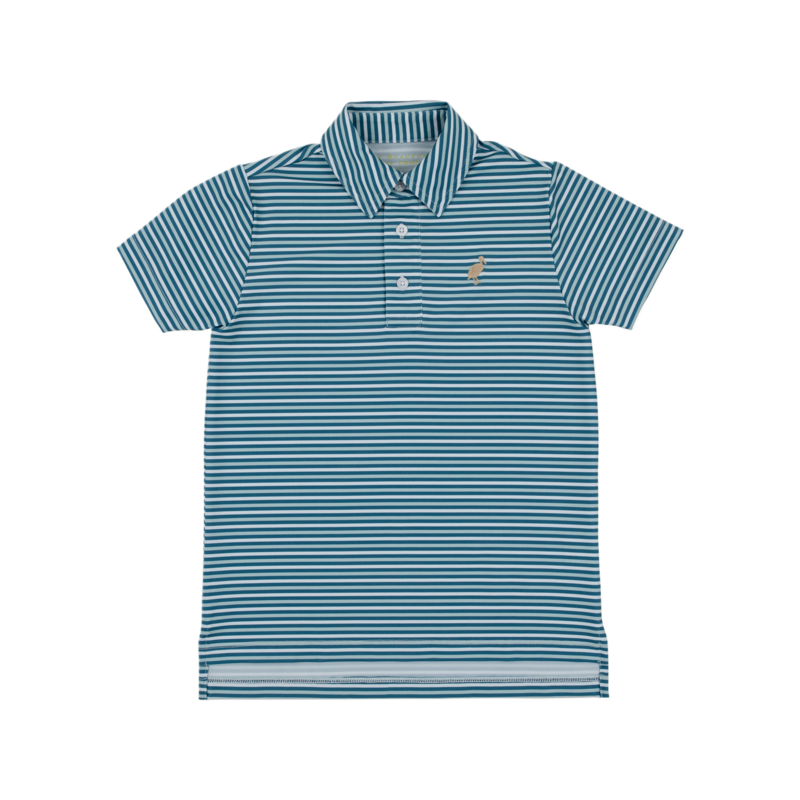 The Beaufort Bonnet Company TBBC Prepletic Prim & Proper Polo - Sumner County Stripe/BB/KK