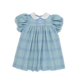 The Beaufort Bonnet Company TBBC Mary Dal Dress - Audubon Park Plaid