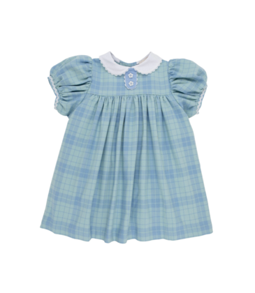 The Beaufort Bonnet Company TBBC Mary Dal Dress - Audubon Park Plaid