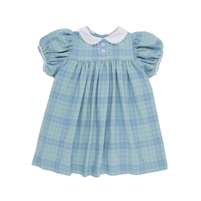 The Beaufort Bonnet Company TBBC Mary Dal Dress - Audubon Park Plaid