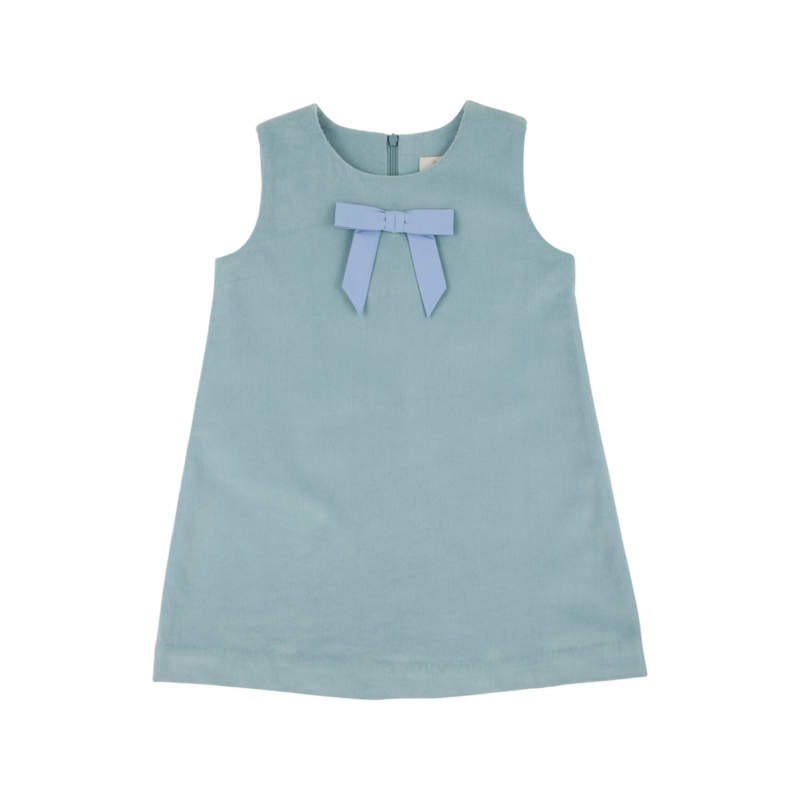 The Beaufort Bonnet Company TBBC Jilly Jumper - Sarasota Sky/Old Greenwich Green Corduroy