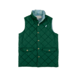 The Beaufort Bonnet Company TBBC Vaughn Vest - Saratoga Gate Green/Audubon Park Plaid