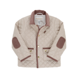 The Beaufort Bonnet Company TBBC Caldwell Quilted Coat - Keeneland Khaki/Gray Bay Brown