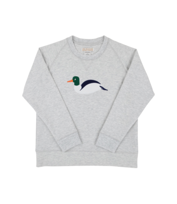 The Beaufort Bonnet Company TBBC Cassidy Comfy Crewneck - Grantley Gray/Duck