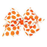 Wee Ones Wee Ones King Pumpkin Printed Bow