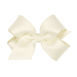 Wee Ones Wee Ones Medium Antique White Satin Bow