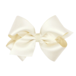 Wee Ones Wee Ones King Antique White Satin Bow