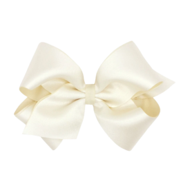 Wee Ones Wee Ones King Antique White Satin Bow