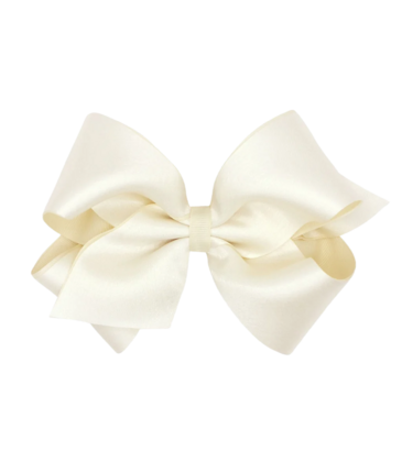 Wee Ones Wee Ones King Antique White Satin Bow