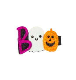 Wee Ones Wee Ones Halloween Glitter BOO Hair Clip