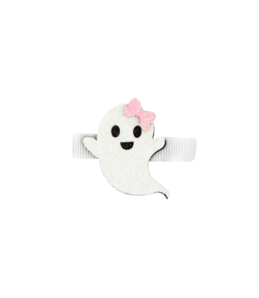 Wee Ones Wee Ones Halloween Glitter Ghost Hair Clip