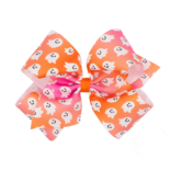 Wee Ones Wee Ones King Halloween Ghost Printed Bow