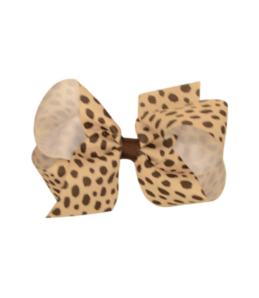 Wee Ones Wee Ones Medium Animal Printed Bow