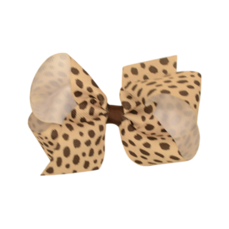Wee Ones Wee Ones Medium Animal Printed Bow