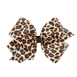 Wee Ones Wee Ones King Leopard Printed Bow