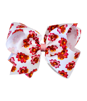Wee Ones Wee Ones King Turkey Printed Bow