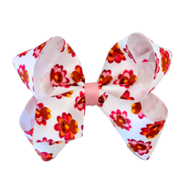 Wee Ones Wee Ones Medium Turkey Printed Bow