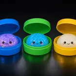 Novelty Brands Fun Doh Glow-in-The-Dark Steamer Mystery Dumpling Squish Toy