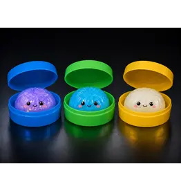 Novelty Brands Fun Doh Glow-in-The-Dark Steamer Mystery Dumpling Squish Toy