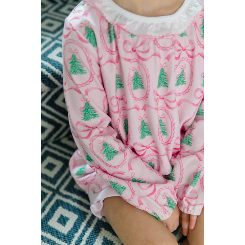 The Proper Peony The Proper Peony Pink Tannenbaum Bloomer Set