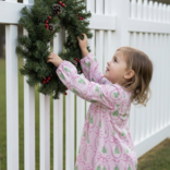 The Proper Peony The Proper Peony Pink Tannenbaum Dress