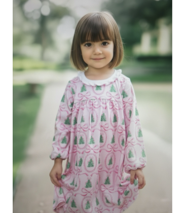 The Proper Peony *Pre-Order* The Proper Peony Pink Tannenbaum Dress