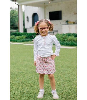 The Proper Peony *Pre-Order* The Proper Peony Zinnia Blooms Scallop Skort