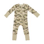 Angel Dear Angel Dear Zipper Romper - Camo