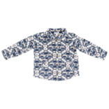 Angel Dear Angel Dear Fleece Shacket - Southwest Navy