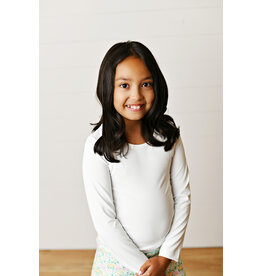 Swoon Baby Swoon Baby White Ruched Top