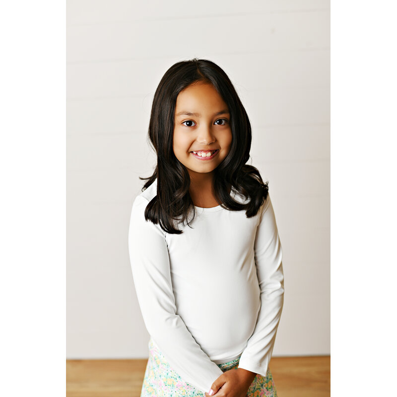 Swoon Baby Swoon Baby White Ruched Top