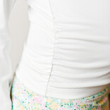 Swoon Baby Swoon Baby White Ruched Top