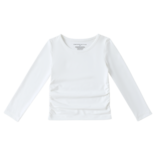 Swoon Baby Swoon Baby White Ruched Top