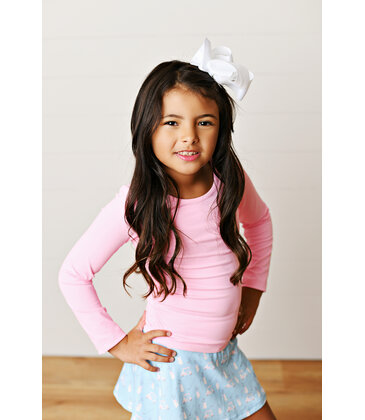 Swoon Baby Swoon Baby Bubblegum Pink Ruched Top