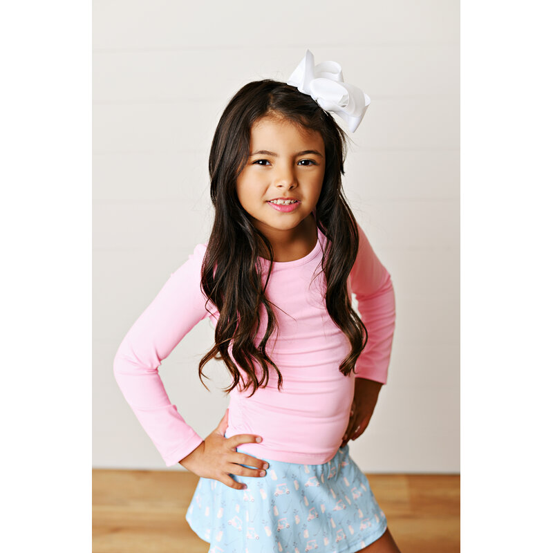 Swoon Baby Swoon Baby Bubblegum Pink Ruched Top