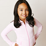 Swoon Baby Swoon Baby Pink Gingham Active Jacket