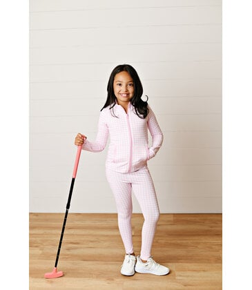 Swoon Baby Swoon Baby Pink Gingham Active Leggings