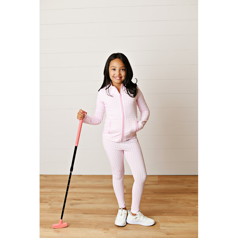 Swoon Baby Swoon Baby Pink Gingham Active Leggings