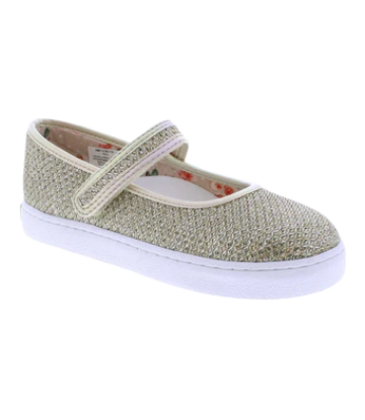 Footmates Amy Gold Sparkle