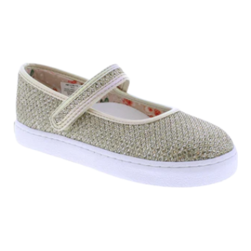 Footmates Amy Gold Sparkle
