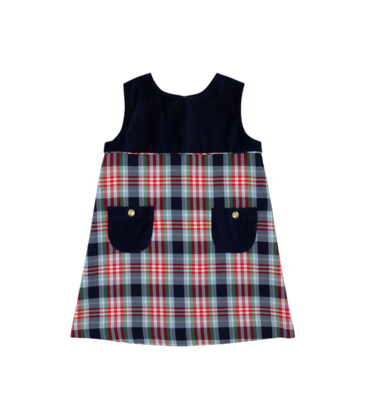 The Beaufort Bonnet Company TBBC Jill Jumper Velveteen - NN/Covington Cottage Plaid